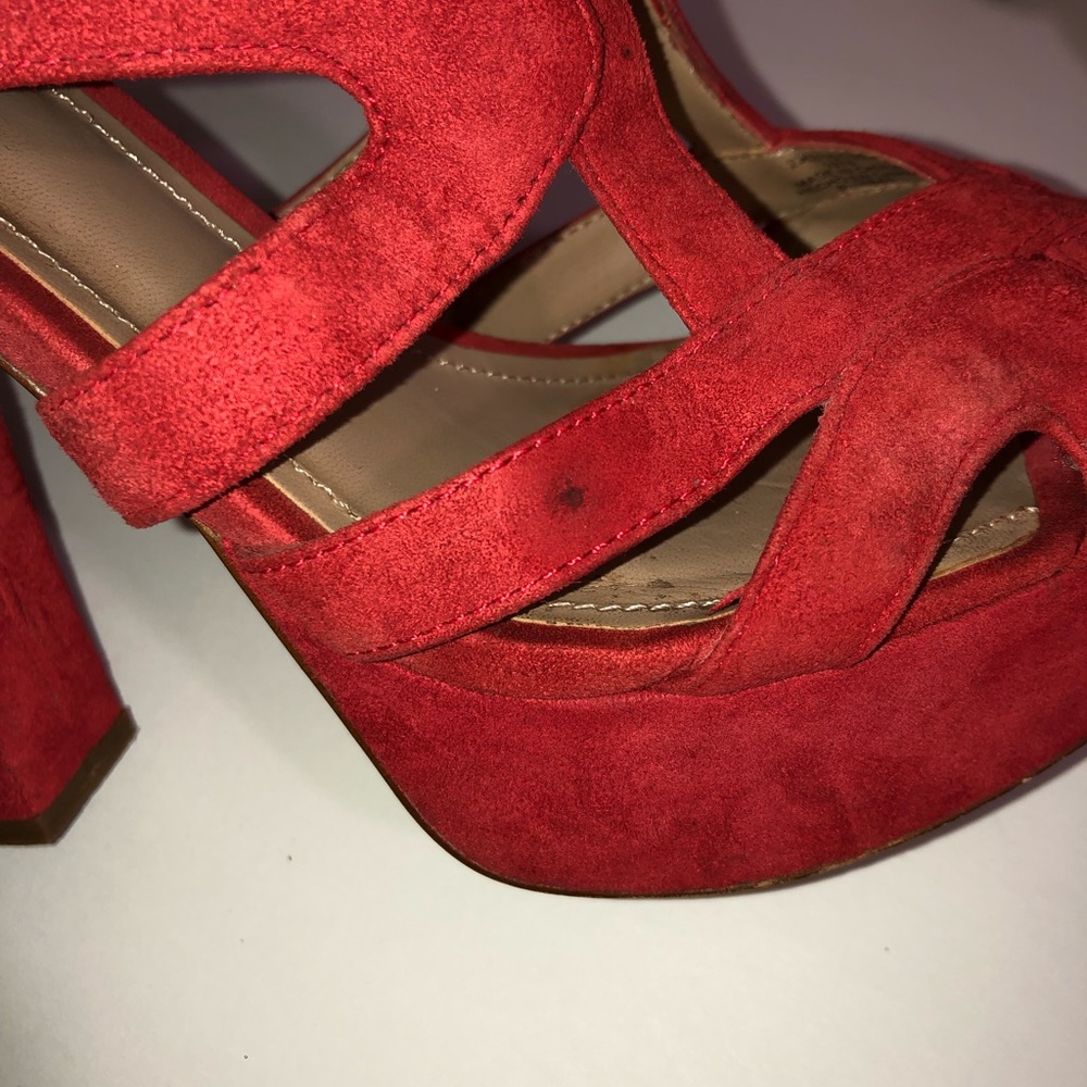 Zara Collection Platform Block Heels - Picture 5 of 8